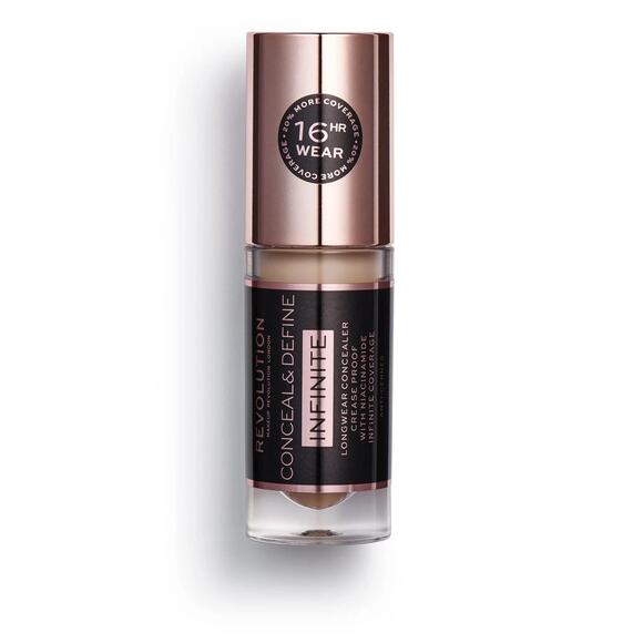 New Makeup Revolution Conceal & Define Infinite C10 Longwear Concealer 9ml - Picture 1 of 9